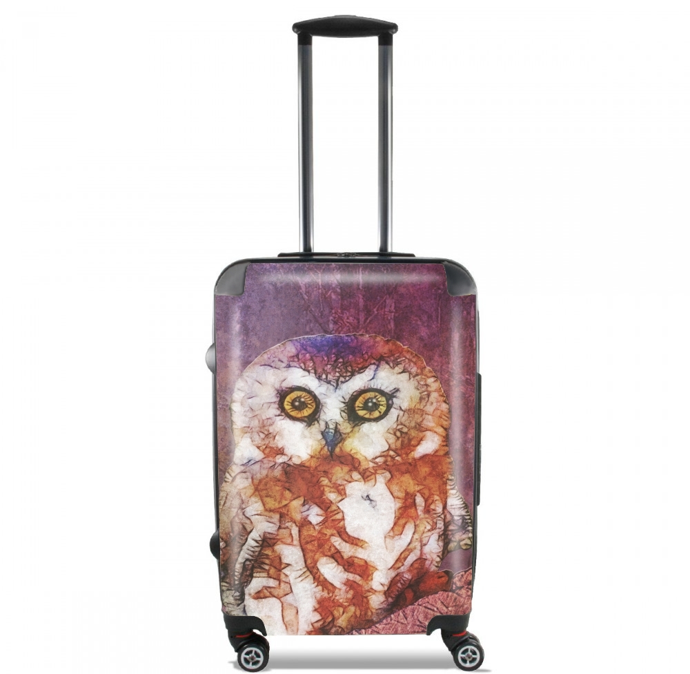  abstract cute owl voor Handbagage koffers