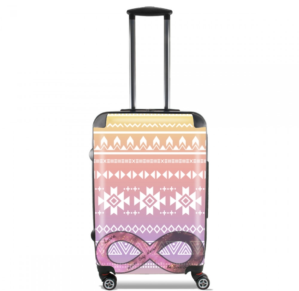  Pink Aztec Infinity voor Handbagage koffers