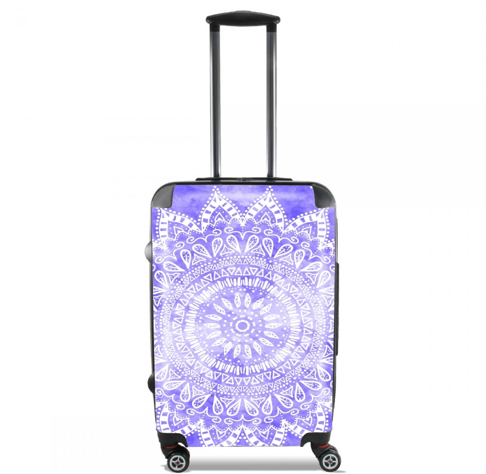  Bohemian Flower Mandala in purple voor Handbagage koffers