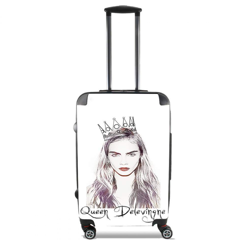  Cara Delevingne Queen Art voor Handbagage koffers