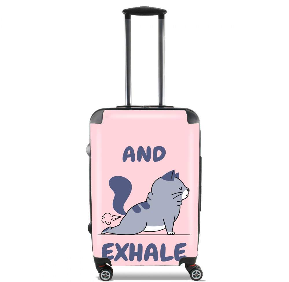  Cat Yoga Exhale voor Handbagage koffers