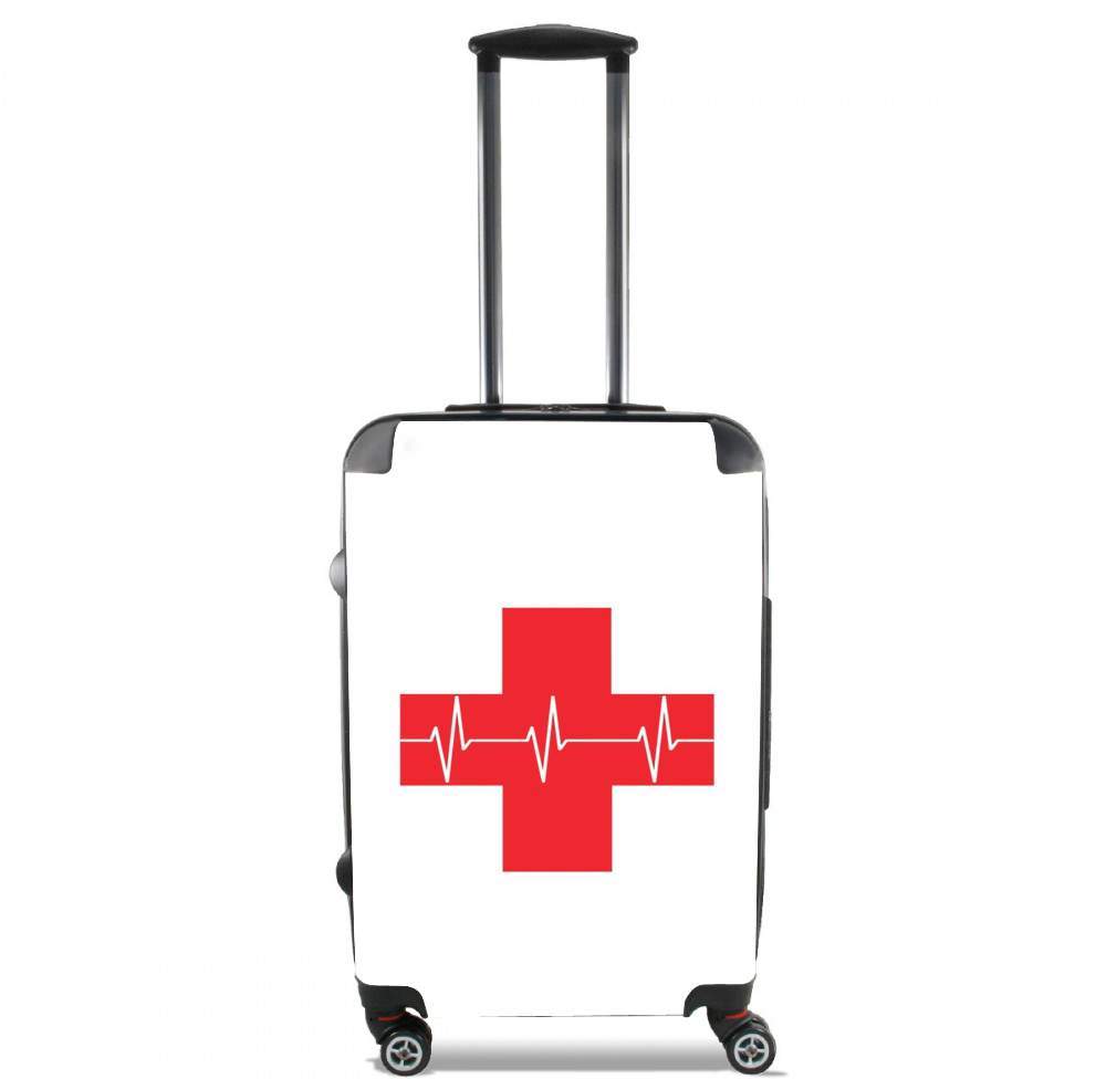  Croix de secourisme EKG Heartbeat voor Handbagage koffers