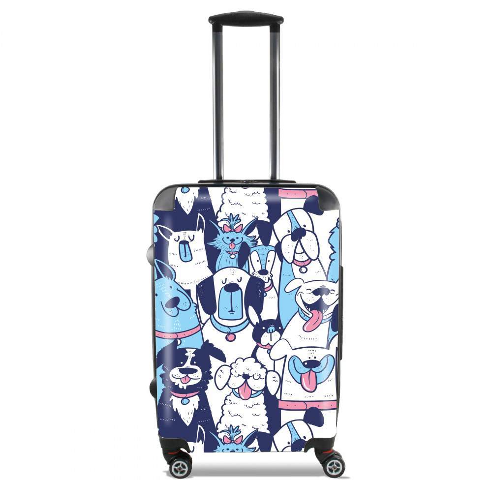  Dogs seamless pattern voor Handbagage koffers