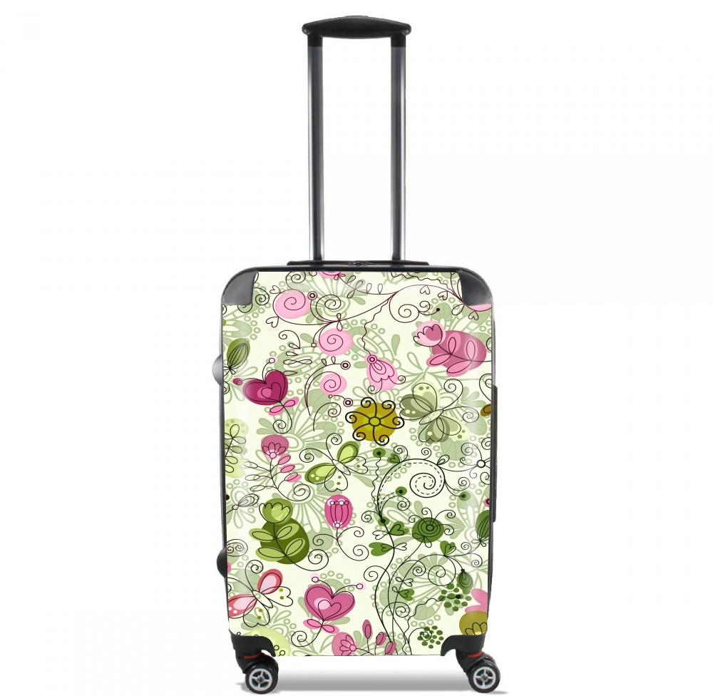  doodle flowers voor Handbagage koffers