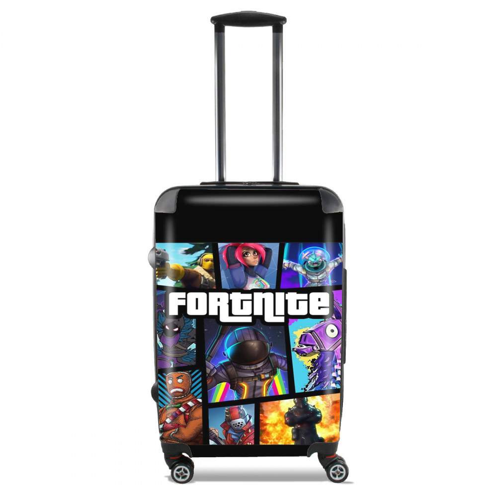  Fortnite - Battle Royale Art Feat GTA voor Handbagage koffers