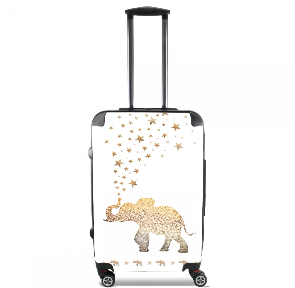  Gatsby Gold Glitter Elephant voor Handbagage koffers
