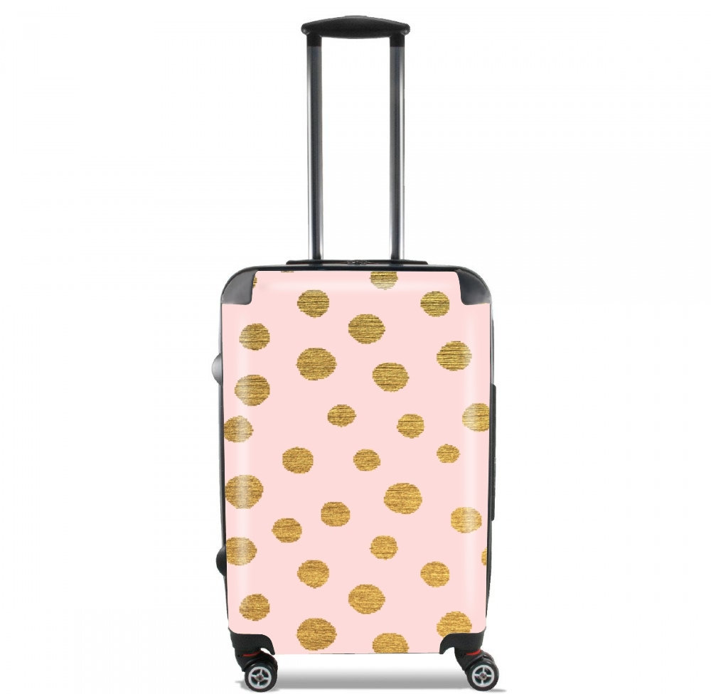  Golden Dots And Pink voor Handbagage koffers