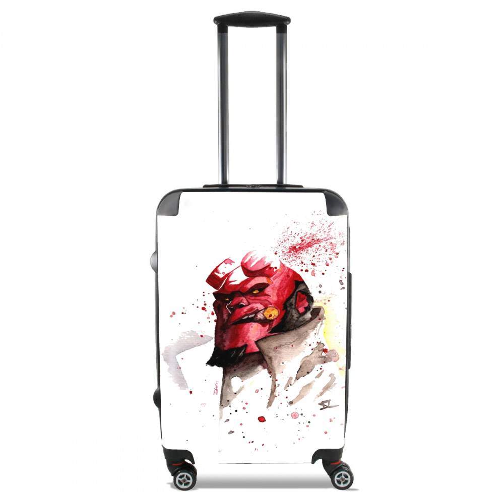  Hellboy Watercolor Art voor Handbagage koffers