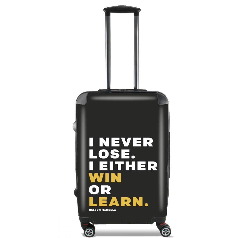  i never lose either i win or i learn Nelson Mandela voor Handbagage koffers