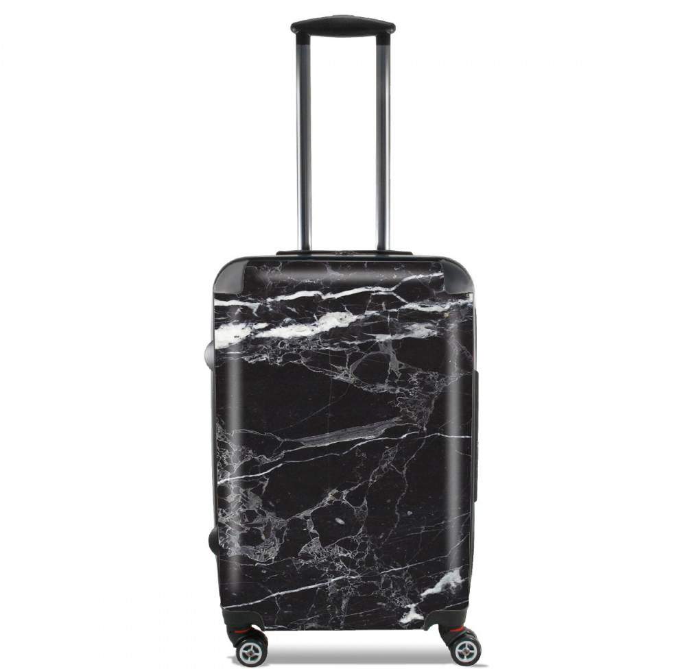 Initiale Marble Black Elegance voor Handbagage koffers