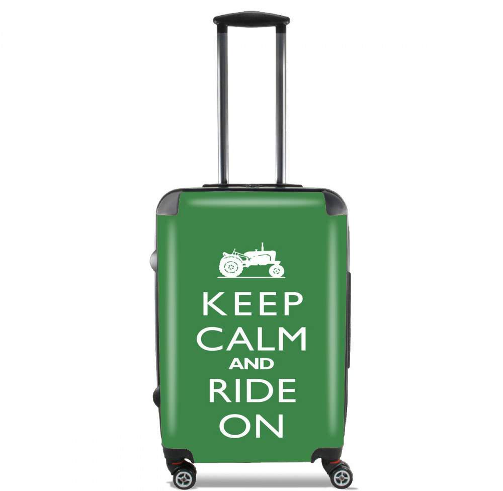  Keep Calm And ride on Tractor voor Handbagage koffers