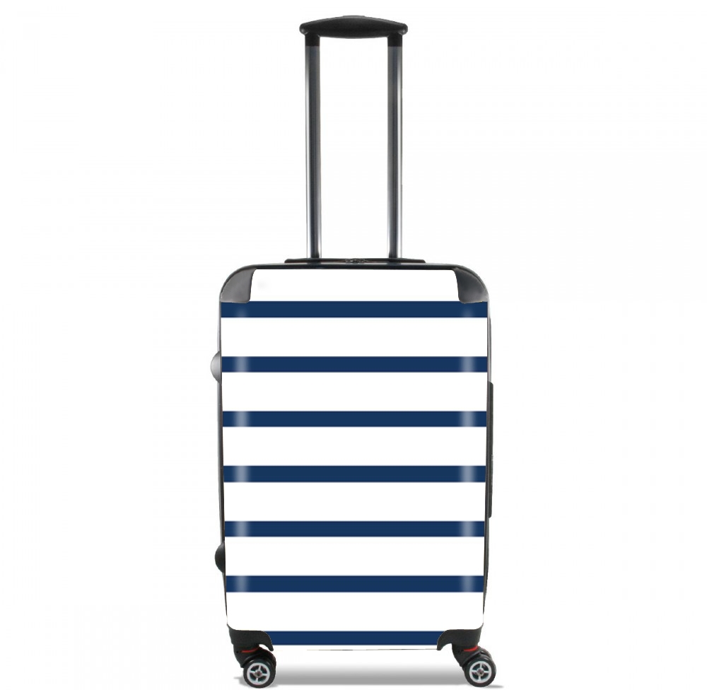  Marinière Blue / White voor Handbagage koffers