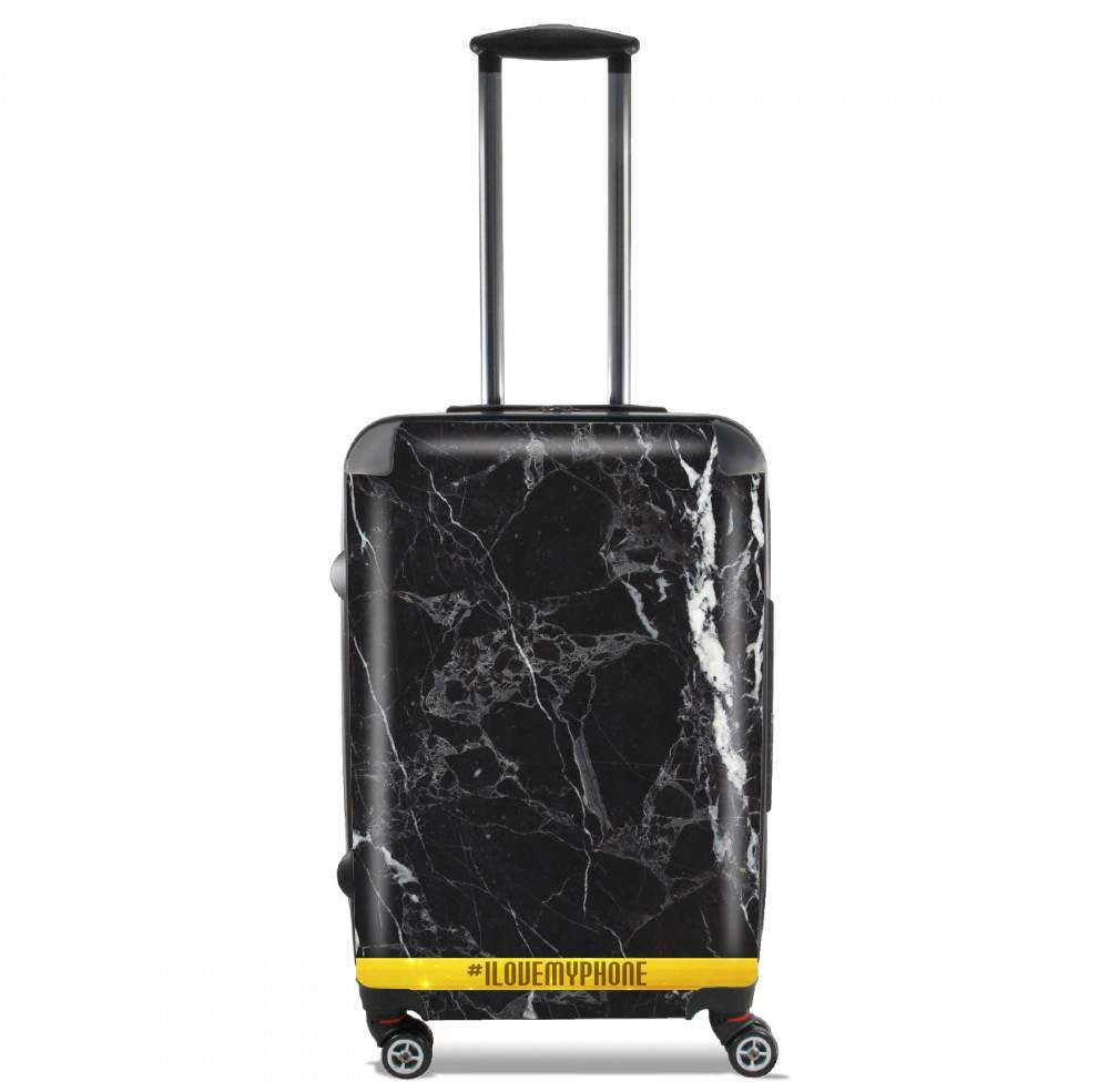  Minimal Marble Black voor Handbagage koffers