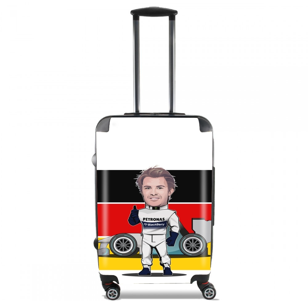  MiniRacers: Nico Rosberg - Mercedes Formula One Team voor Handbagage koffers