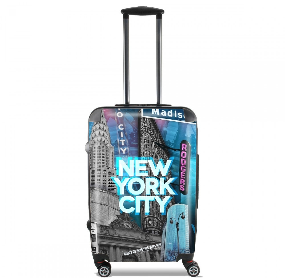  New York City II [blue] voor Handbagage koffers