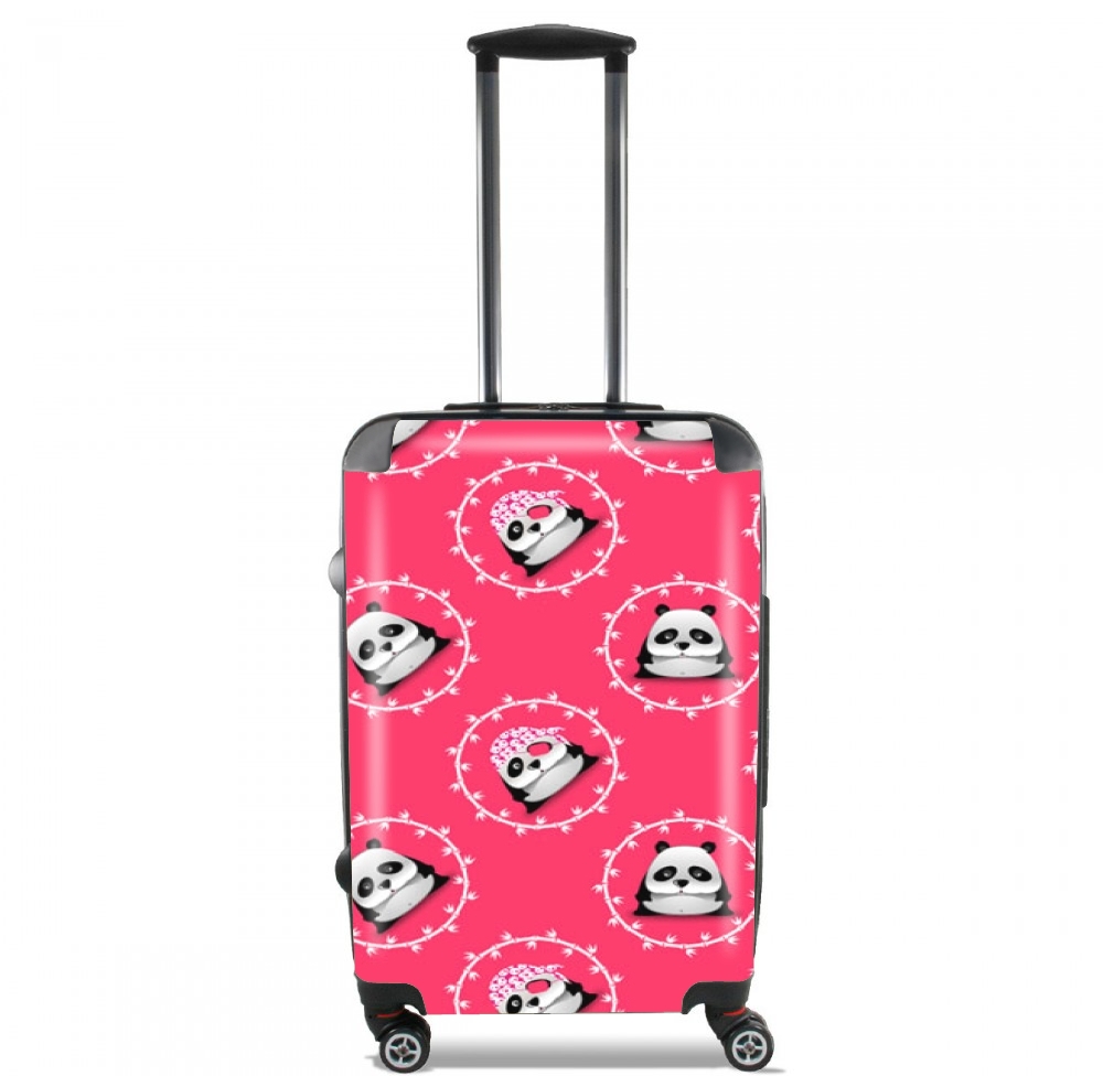  Pink Panda voor Handbagage koffers