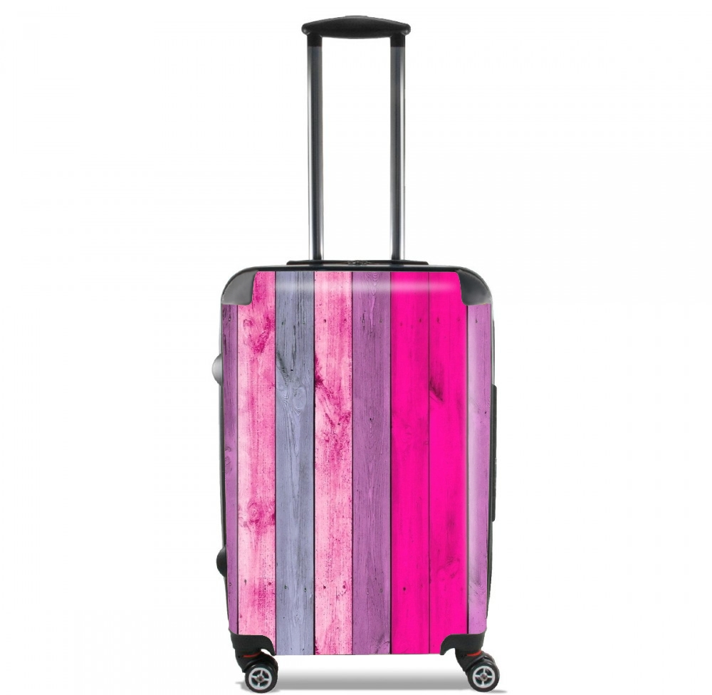  Pink wood voor Handbagage koffers