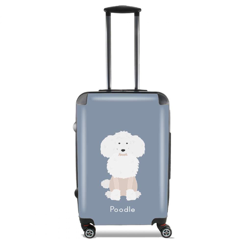  Poodle White voor Handbagage koffers