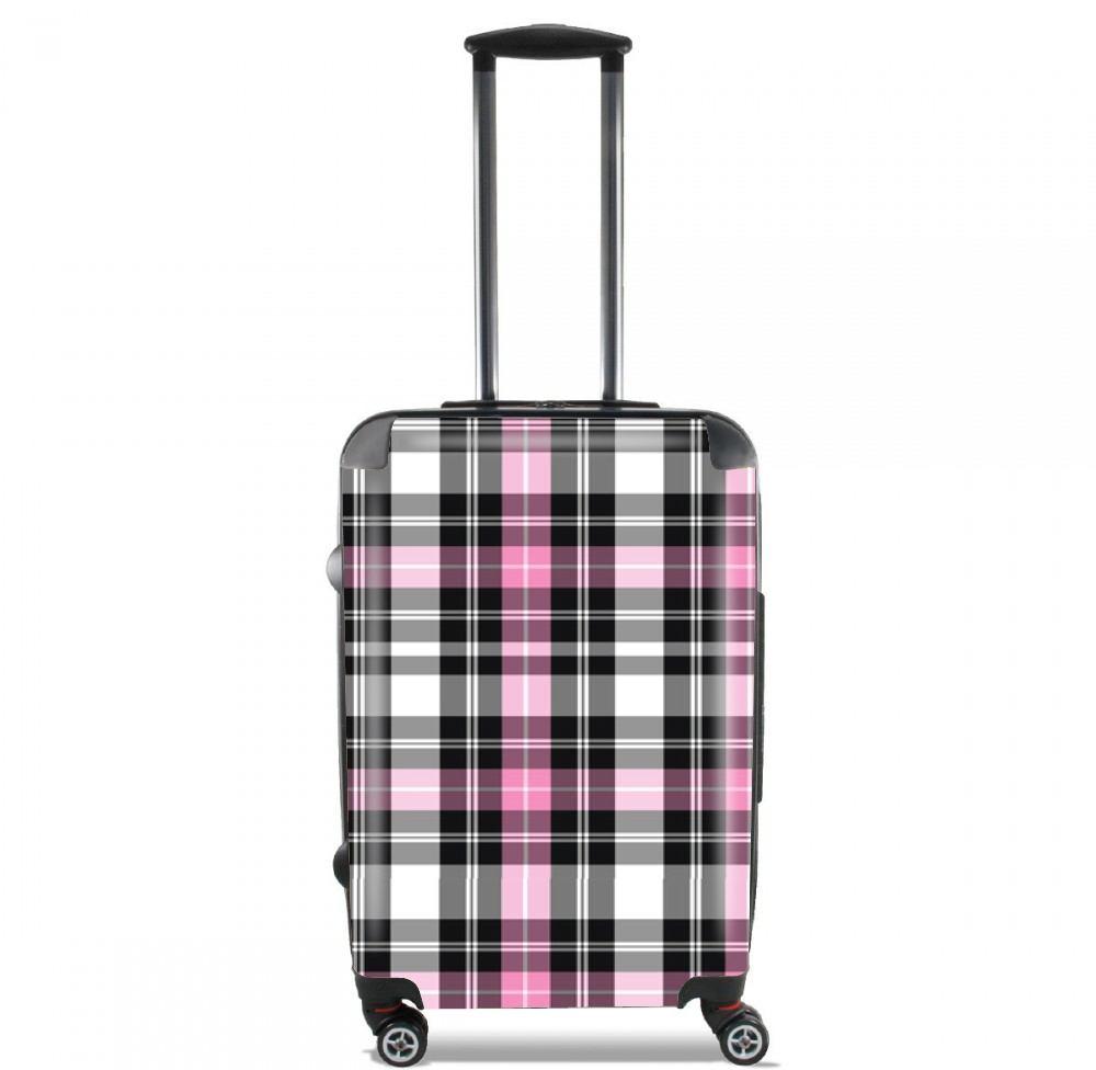  Pink Plaid voor Handbagage koffers
