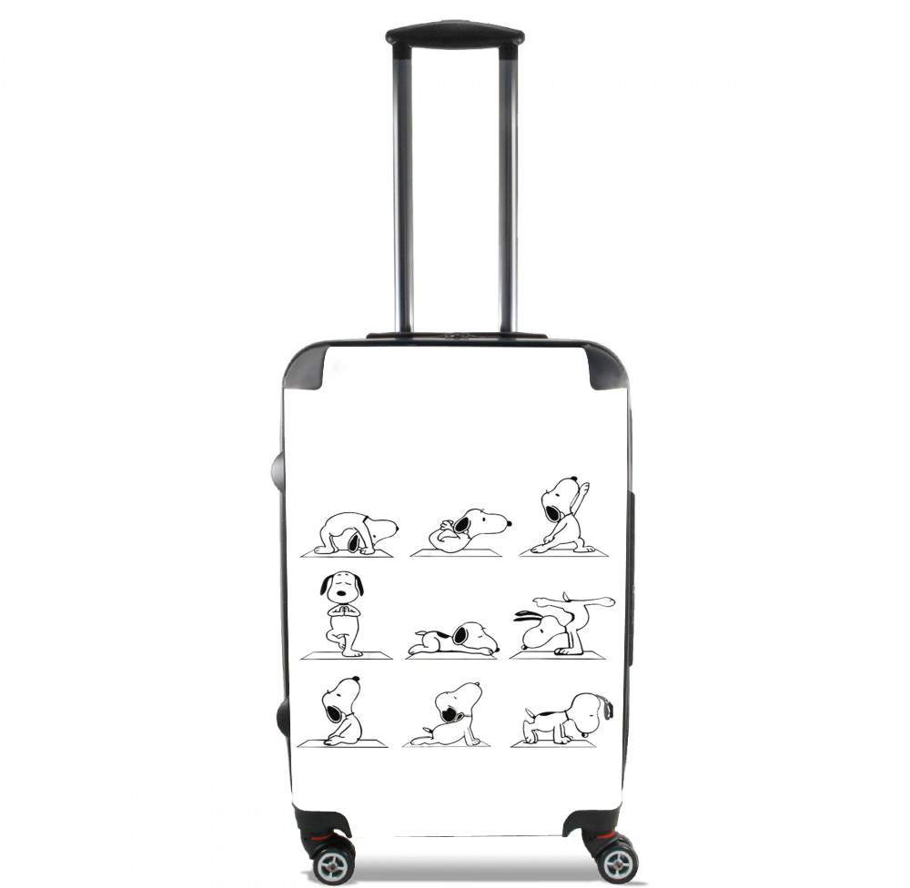  Snoopy Yoga voor Handbagage koffers