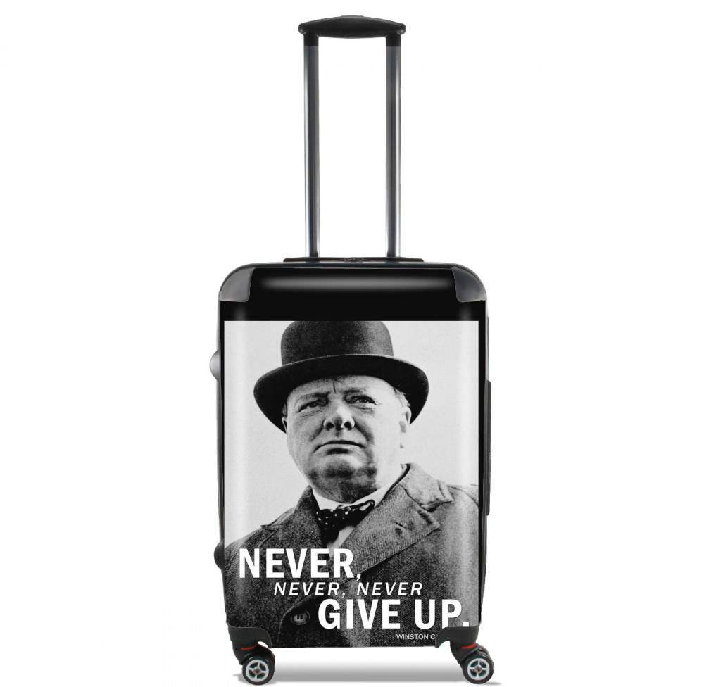  Winston Churcill Never Give UP voor Handbagage koffers
